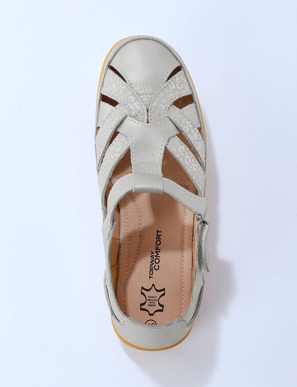  Chaussures en cuir souple (argent&eacute;)