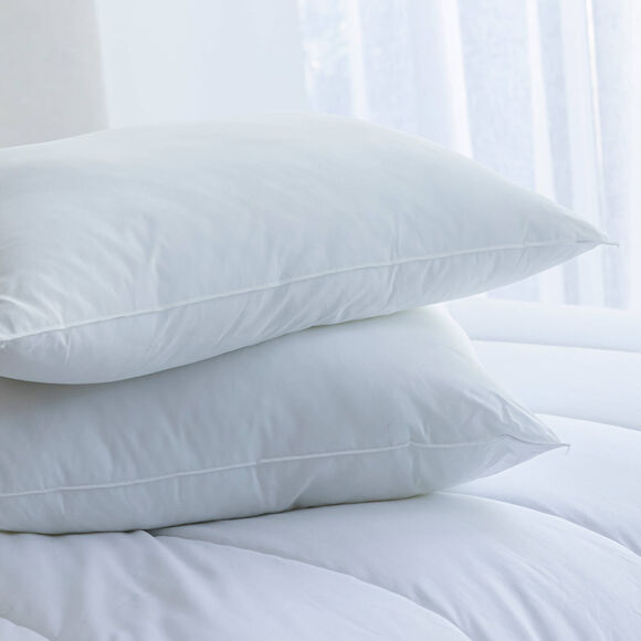 Stevig hoofdkussen met hotelkwaliteit (wit)