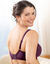 Soutien-gorge grand maintien coton  - sans armatures (violet)