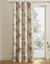 Verduisterend gordijn met plantenprint (naturel)