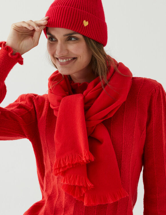 &Eacute;charpe chaude (rouge)