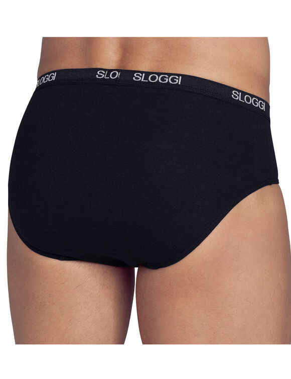 Slip ferm&eacute; forme midi (noir)