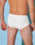 Slip ouvert taille haute grande taille - lot de 2 (blanc)