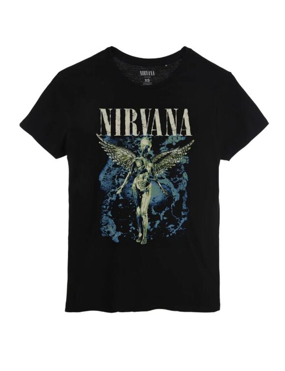 T-shirt Nirvana (noir)