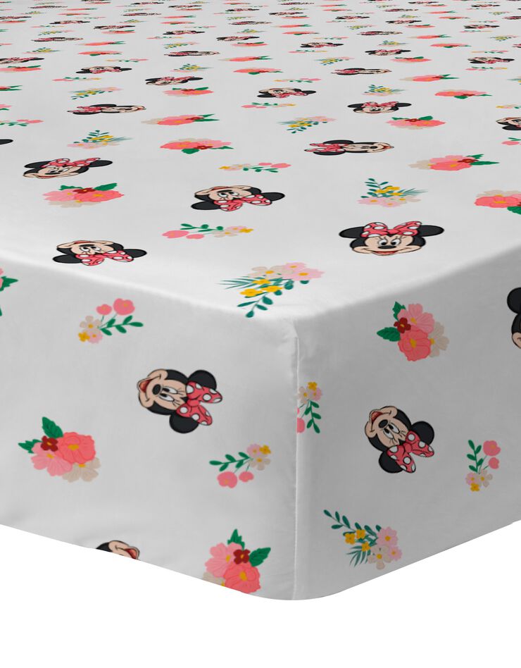 Lakenset Minnie Mouse® - katoen (wit / roze)