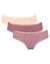 Culotte hipster stretch et dentelle "Go Crush" - Lot de 3 (rose)