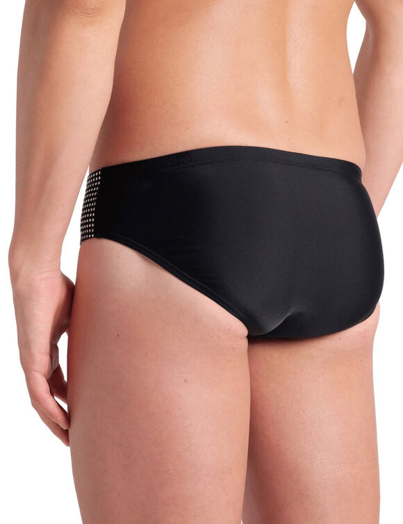 Slip de bain Graphic Arena® (noir / blanc)