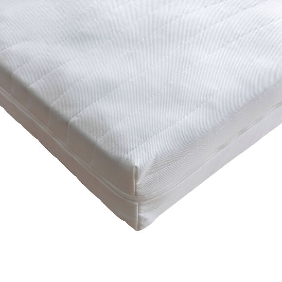 Housse matelassée extensible rénove-matelas luxe (blanc)
