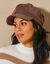 Casquette velours réglable (chocolat)
