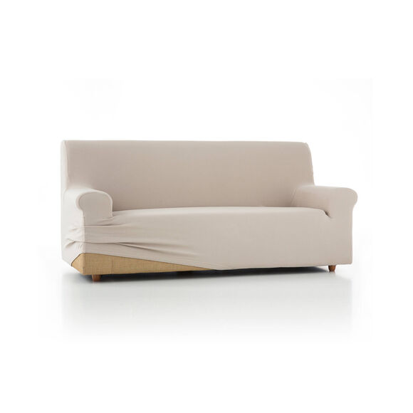 Housse unie fauteuil canapé bi-extensible  (ficelle)