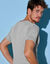 T-shirt met V-hals - herenondergoed, set van 3 (chiné grijs)