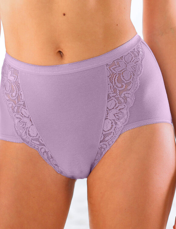 Culotte super maxi dentelle - lot de 3 (fruité)