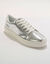 Metallic sneakers met veters (zilverkleurig)