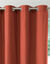 Rideau occultant bachette uni (terracotta)