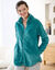 Veste d'int&eacute;rieur maille polaire zipp&eacute;e  (&eacute;meraude)