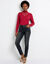 T-shirt manches longues dentelle (bordeaux)