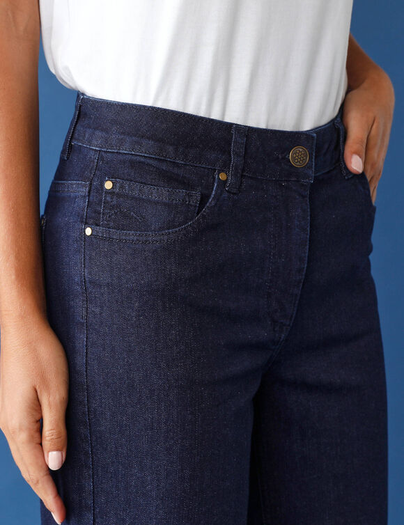 Jean droit 7/8&egrave;me (brut)