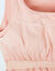 Débardeur post-opératoire à brassière intégrée en coton stretch (poudre)