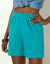 Short en maille - lot de 2 (noir / turquoise)
