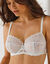 Soutien-gorge forme emboîtante dentelle florale Suzan - avec armatures (ivoire)