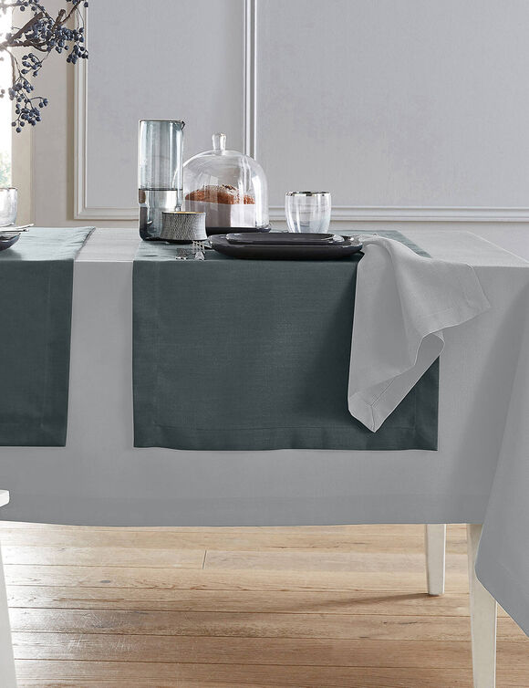 Nappe infroissable (gris perle)