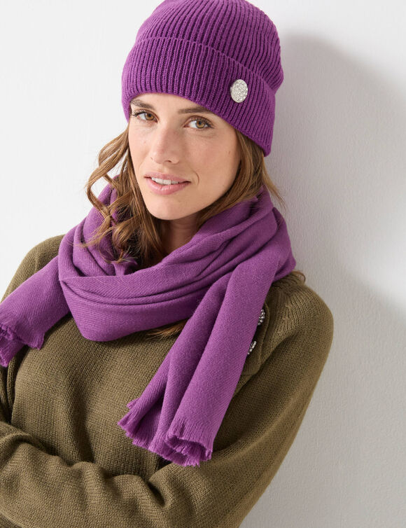 &Eacute;charpe chaude (violine)