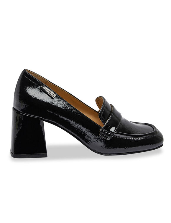Mocassins met hakken DEMYOS (zwart)