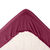 Deken in fleece in halfhoesmodel (pruim)