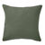 Housse de coussin unie bachette - lot de 2 (vert)