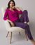 T-shirt de pyjama manches longues imprimé Estrella  (fuchsia)