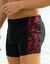 Halflange boxer (zwart / rood)