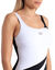 Badpak Liliana Shapewear (zwart / wit)
