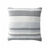 Housse coussin multicolore coton tissage artisanal - lot de 2 (gris perle)