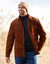 Overhemd met knoopsluiting, in ribvelours (karamel) Overhemd met knoopsluiting, in ribvelours (karamel)
