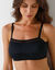 Soutien-gorge microfibre forme bandeau Païa - sans armatures (noir)