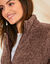 Jasje in pluchetricot (chiné taupe)