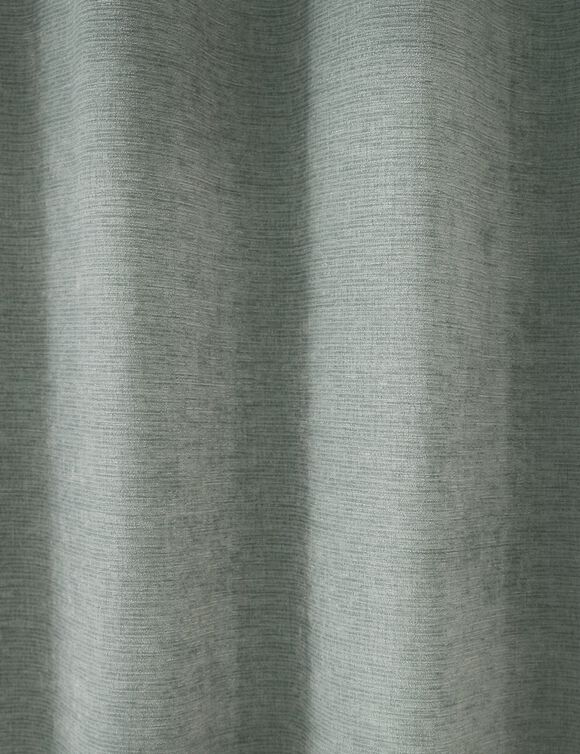 Gordijn met chenille-effect (eucalyptus)