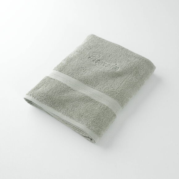 Effen handdoek, zacht comfort, personaliseerbaar (linde)