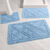 Tapis de bain losanges (bleu)