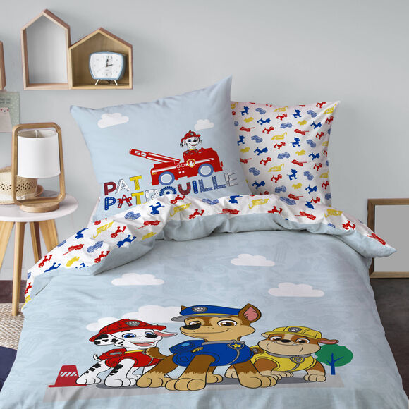 Bedset Paw Patrol® - katoen (blauw)
