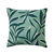 Housse de coussin imprimé feuillage (amande)