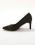 Pumps met fantasievolle netstofhak (zwart)