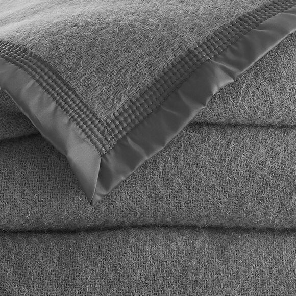 Couverture laine 1er prix 350 g/m² (gris anthracite)