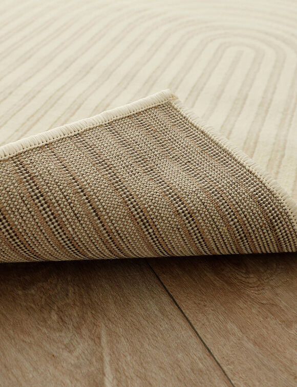 Tapijt met dubbel boogmotief (ecru)