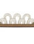 Wandplank met metalen bogen (naturel)