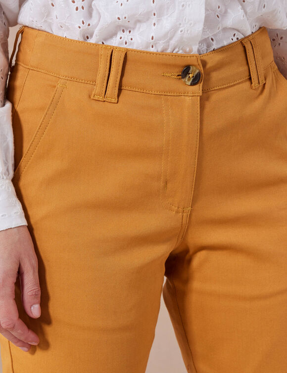 Chino stretchbroek (kerrie)
