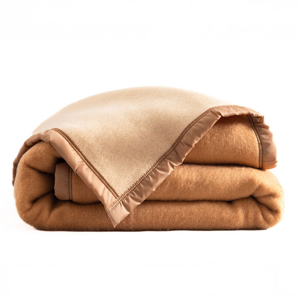Tweekleurige hoes van Courtelle&reg; 420 g/m&sup2; (karamel)