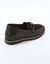 Mocassins cuir grande largeur (noir)