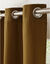 Rideau isolant uni envers polaire finition oeillets (bronze)