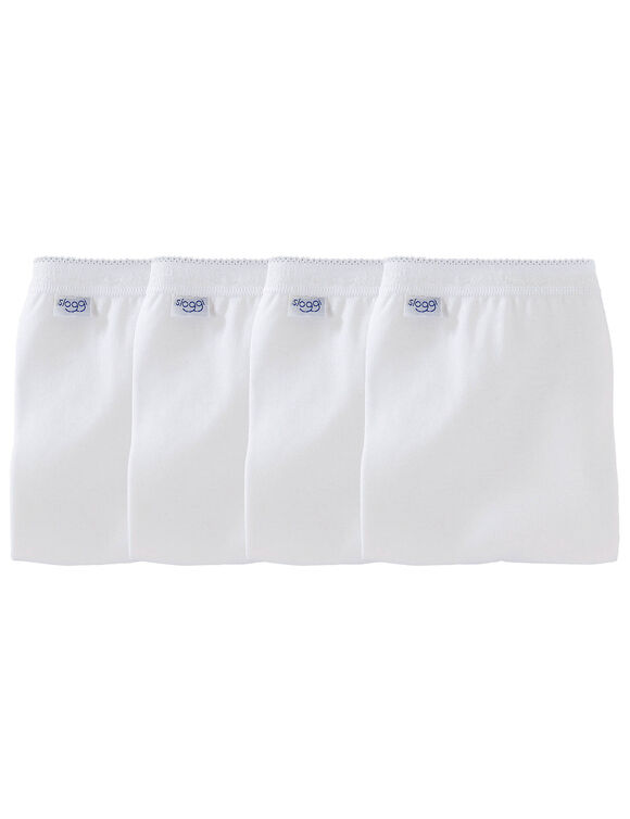 Culotte maxi Basic+, lot de 3 achet&eacute;es +1 GRATUITE (1) (blanc)